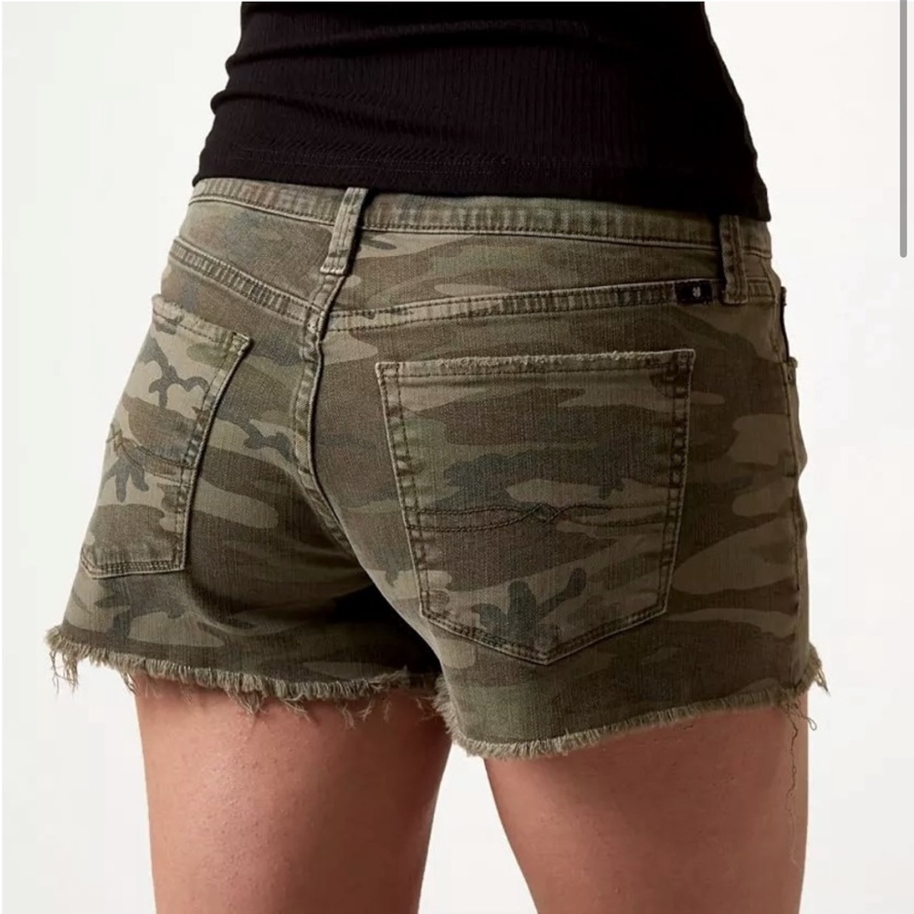 Lucky Brand - The Cut Off Jean Short, camo